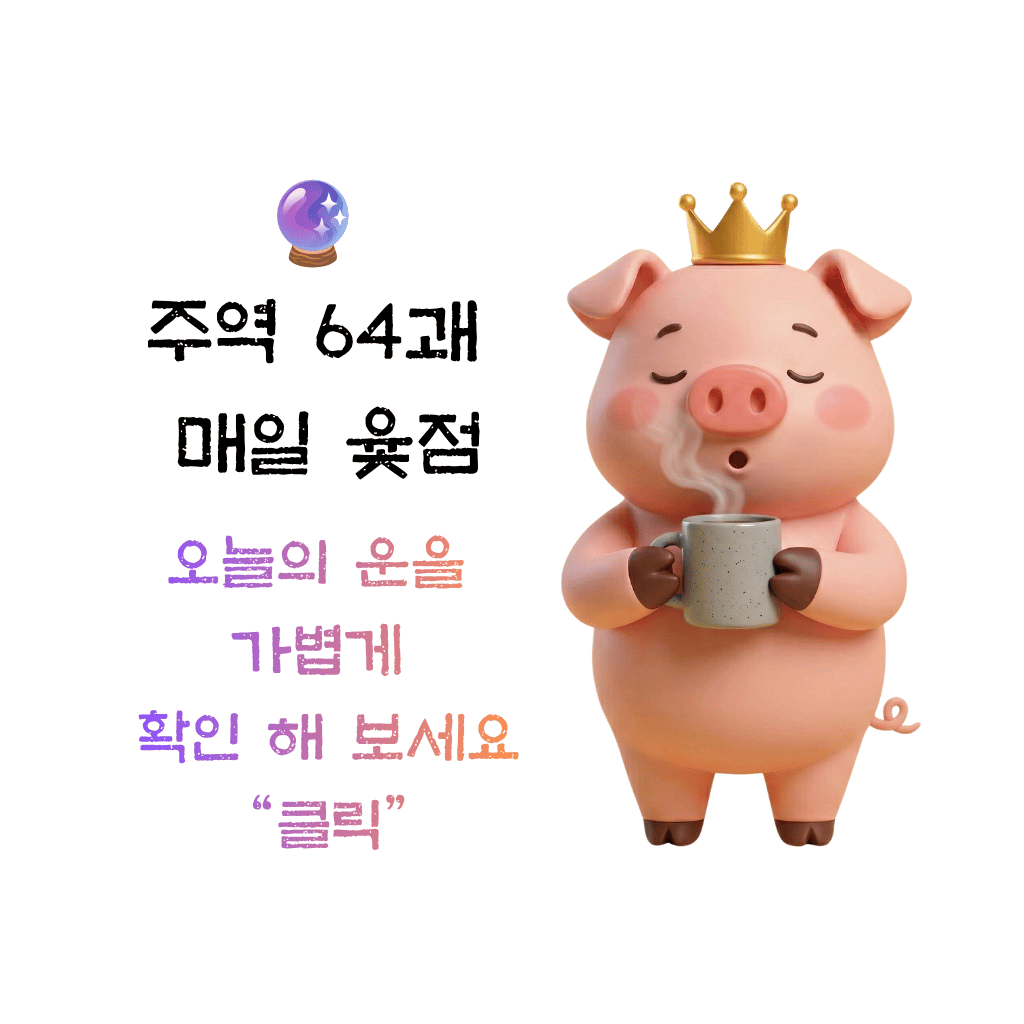 주역 64괘 매일 윷점