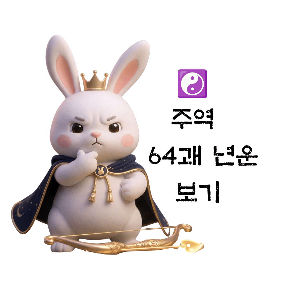 주역 64괘 년운 보기